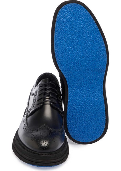 Siyah Hakiki Deri Erkek Klasik Ayakkabı - E24S1AY56999-A35 fırsatları