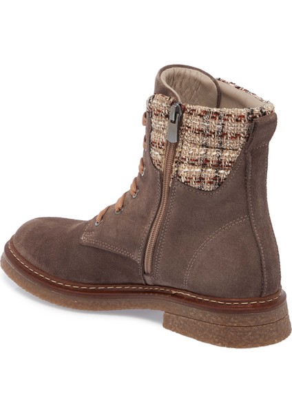 Vizon Hakiki Süet Deri Kadın Casual Bot - K24K1BT67661-A02 fiyatları