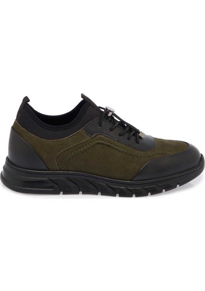 Yeşil Hakiki Nubuk Deri Erkek Sneaker - E24S1AY56981-G98 modelleri