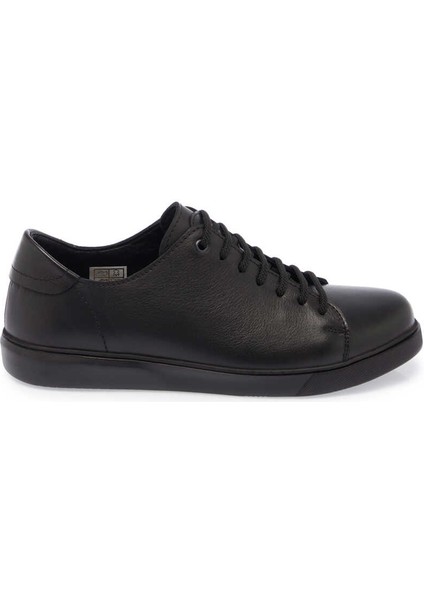 Siyah Hakiki Nubuk Deri Erkek Sneaker - E24S1AY57093-A23 modelleri