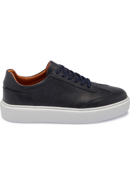Lacivert Hakiki Deri Erkek Sneaker - E24S1AY56960-A38 modelleri
