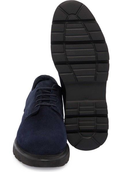 Lacivert Hakiki Süet Deri Erkek Casual Ayakkabı - E24S1AY56931-D44 fırsatları