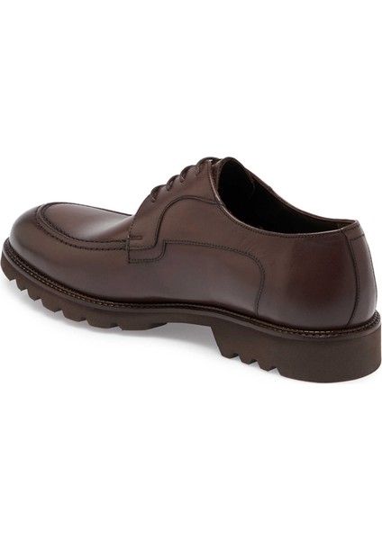 Kahve Hakiki Deri Erkek Klasik Ayakkabı - E24S1AY56963-B90 fiyatları