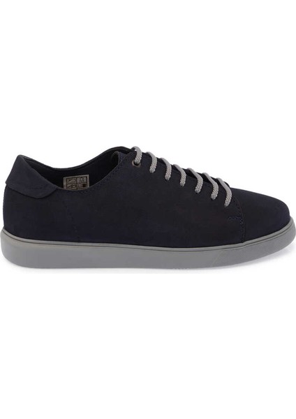 Lacivert Hakiki Nubuk Deri Erkek Sneaker - E24S1AY57093-C39 modelleri