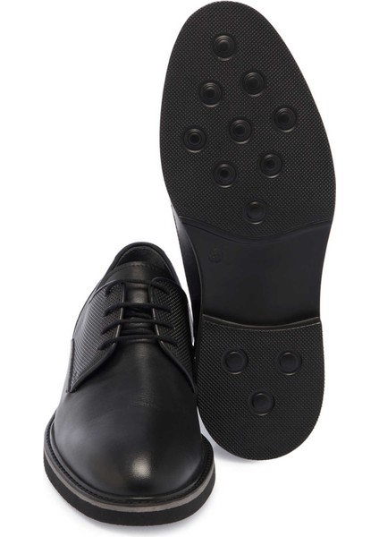 Siyah Hakiki Deri Erkek Klasik Ayakkabı - E24S1AY56953-A23 fırsatları