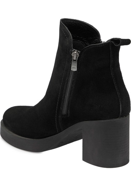 Siyah Hakiki Süet Deri Kadın Casual Bot - K24K1BT67563-A01 fiyatları