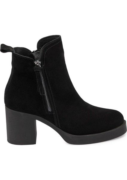 Siyah Hakiki Süet Deri Kadın Casual Bot - K24K1BT67563-A01 modelleri