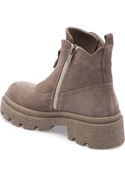 Vizon Hakiki Süet Deri Kadın Casual Bot - K24K1BT67556-A02 fiyatları