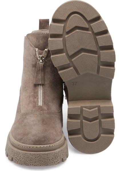 Vizon Hakiki Süet Deri Kadın Casual Bot - K24K1BT67556-A02 fırsatları