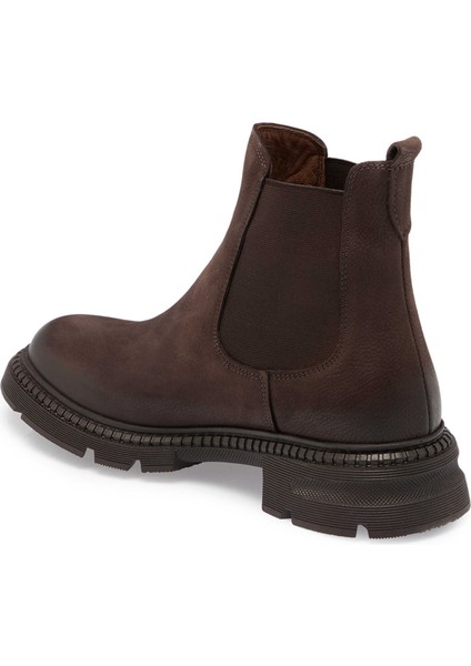 Kahve Hakiki Nubuk Deri Kadın Casual Bot - K24K1BT67509-A39 fiyatları