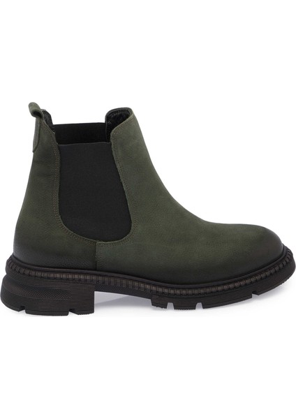 Yeşil Hakiki Nubuk Deri Kadın Casual Bot - K24K1BT67509-G98 modelleri