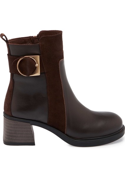 Kahve Hakiki Deri Kadın Casual Bot - K24K1BT67561-F56 modelleri