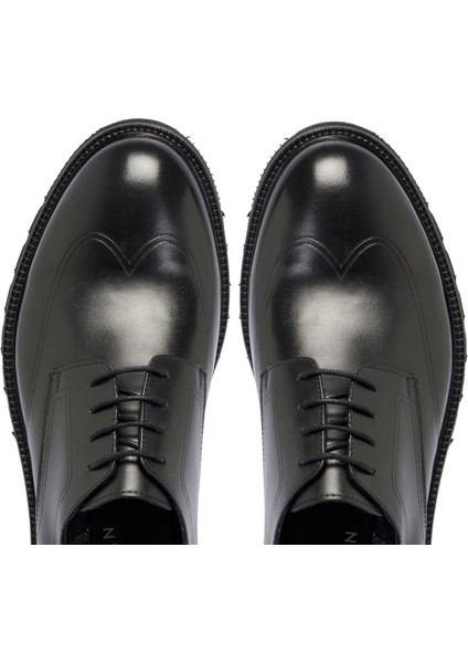Siyah Hakiki Deri Erkek Klasik Ayakkabı - E24S1AY57005-A43 indirimleri