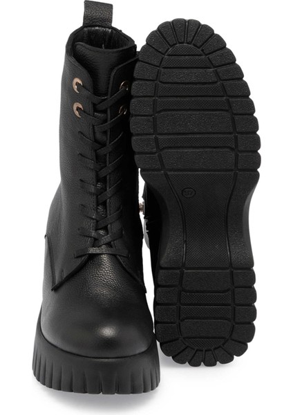 Siyah Hakiki Deri Kadın Casual Bot - K24K1BT67690-A41 fırsatları