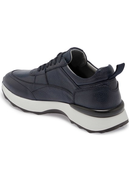 Lacivert Hakiki Deri Erkek Sneaker - E24S1AY56934-A38 fiyatları