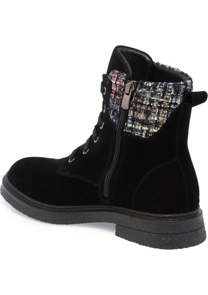 Siyah Hakiki Süet Deri Kadın Casual Bot - K24K1BT67661-A01 fiyatları