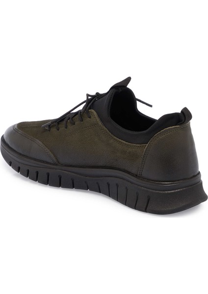 Yeşil Hakiki Nubuk Deri Kadın Sneaker - K24S1AY67658-H48 fiyatları