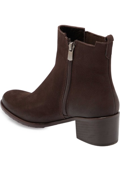 Kahve Hakiki Nubuk Deri Kadın Klasik Bot - K24K1BT67567-A39 fiyatları