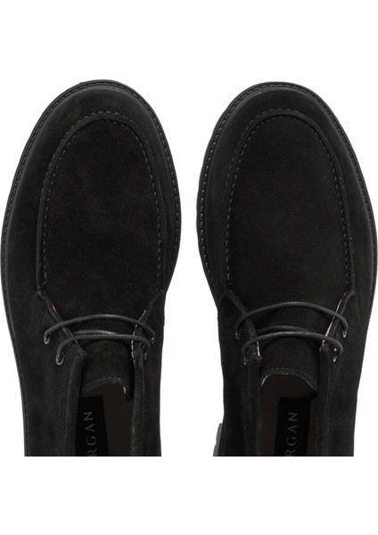 Siyah Hakiki Süet Deri Erkek Casual Bot - E24K1BT57006-A01 indirimleri