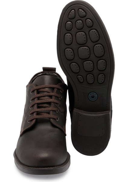 Kahve Hakiki Nubuk Deri Erkek Casual Bot - E24K1BT57087-Q44 fırsatları