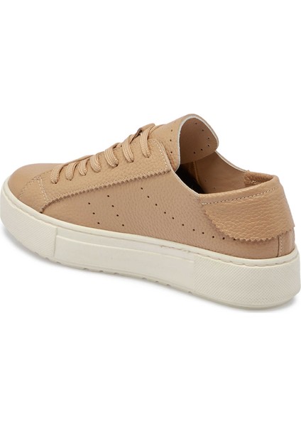 Bej Hakiki Deri Kadın Sneaker - K24S1AY67575-T8Z fiyatları