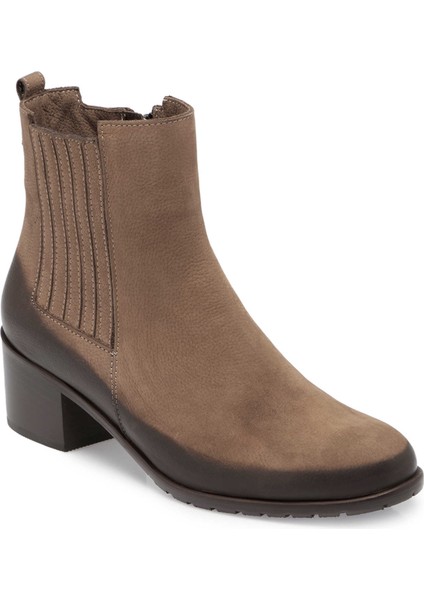 Kum Hakiki Nubuk Deri Kadın Klasik Bot - K24K1BT67567-B21