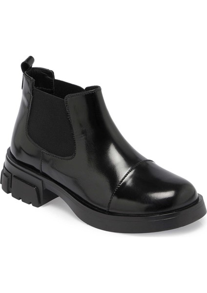 Siyah Hakiki Rugan Deri Kadın Casual Bot - K24K1BT67635-A07