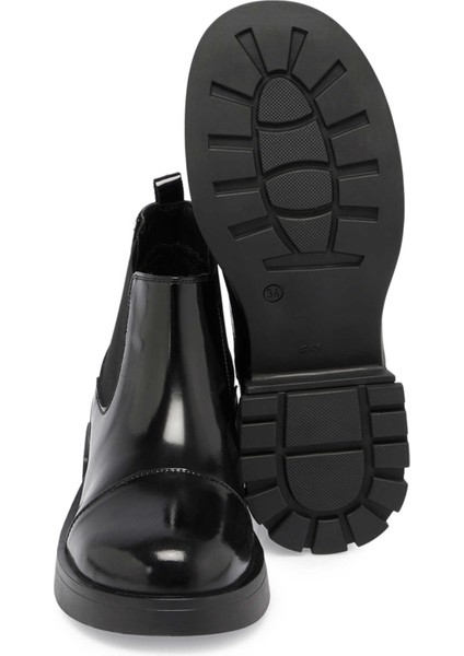 Siyah Hakiki Rugan Deri Kadın Casual Bot - K24K1BT67635-A07 fırsatları