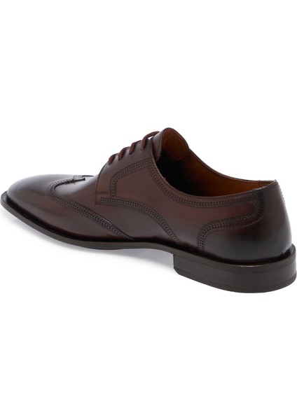 Kahve Hakiki Deri Erkek Klasik Ayakkabı - E24S1AY57105-B90 fiyatları