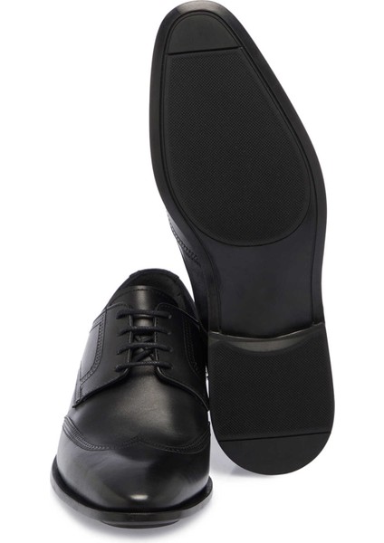 Siyah Hakiki Deri Erkek Klasik Ayakkabı - E24S1AY57105-A43 fırsatları