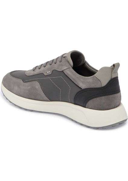 Gri Hakiki Deri Erkek Sneaker - E24S1AY57068-Q9I fiyatları