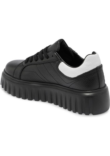 Siyah Hakiki Deri Kadın Sneaker - K24S1AY67595-A41 fiyatları