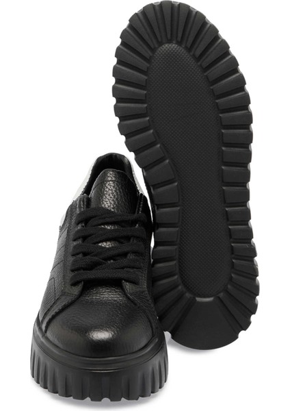 Siyah Hakiki Deri Kadın Sneaker - K24S1AY67595-A41 fırsatları