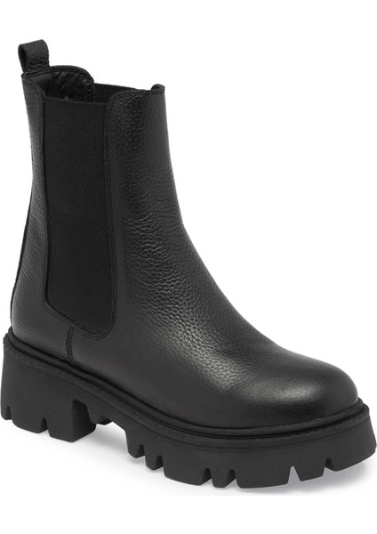 Siyah Hakiki Deri Kadın Casual Bot - K24K1BT67622-A41