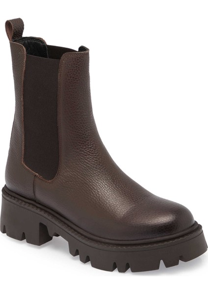 Kahve Hakiki Deri Kadın Casual Bot - K24K1BT67622-A42