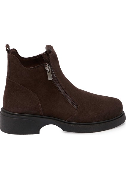 Kahve Hakiki Süet Deri Kadın Casual Bot - K24K1BT67560-B85 modelleri