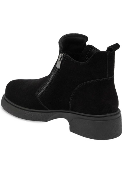 Siyah Hakiki Süet Deri Kadın Casual Bot - K24K1BT67560-A01 fiyatları