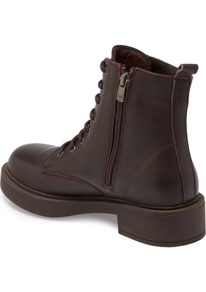 Kahve Hakiki Deri Kadın Casual Bot - K24K1BT67565-A24 fiyatları