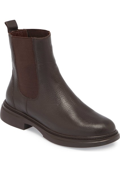 Kahve Hakiki Deri Kadın Casual Bot - K24K1BT67676-A42