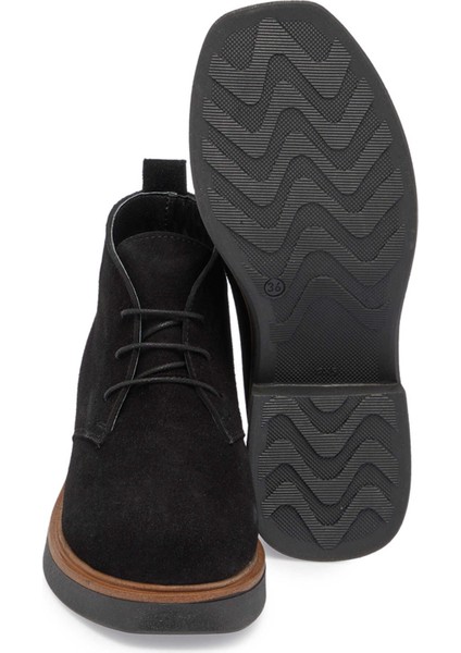 Siyah Hakiki Süet Deri Kadın Casual Bot - K24K1BT67624-A01 fırsatları