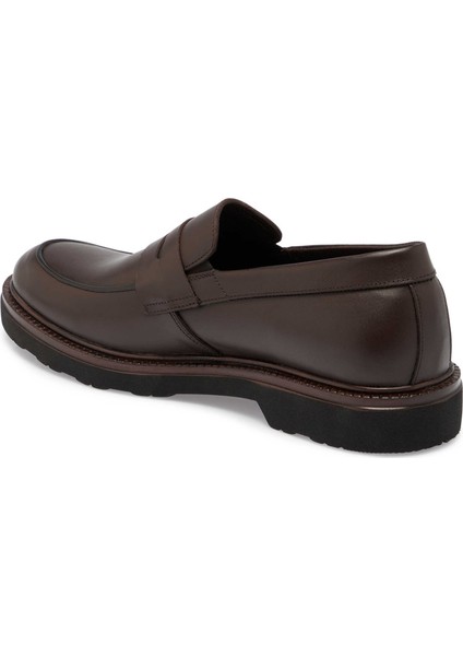Kahve Hakiki Deri Erkek Klasik Ayakkabı - E24S1AY56946-O8D fiyatları