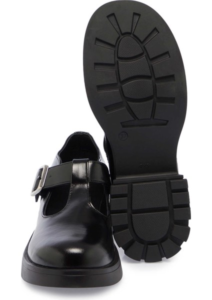 Siyah Hakiki Rugan Deri Kadın Casual Ayakkabı - K24S1AY67687-A07 fırsatları