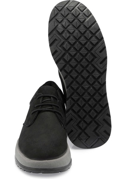 Siyah Hakiki Nubuk Deri Erkek Casual Ayakkabı - E24S1AY56938-A64 fırsatları