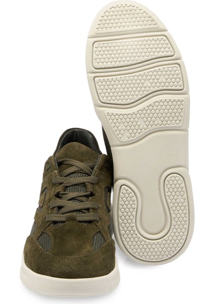 Haki Deri-Tekstil Kadın Sneaker - K24S1AY67644-J86 fırsatları