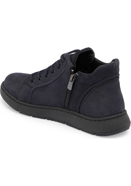 Lacivert Hakiki Nubuk Deri Kadın Casual Bot - K24K1BT67633-C39 fiyatları