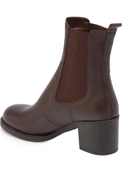 Kahve Hakiki Deri Kadın Klasik Bot - K24K1BT67527-A24 fiyatları
