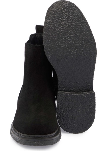Siyah Hakiki Süet Deri Kadın Casual Bot - K24K1BT67662-A01 fırsatları