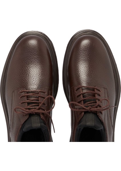Kahve Hakiki Deri Erkek Casual Ayakkabı - E24S1AY57025-A42 indirimleri