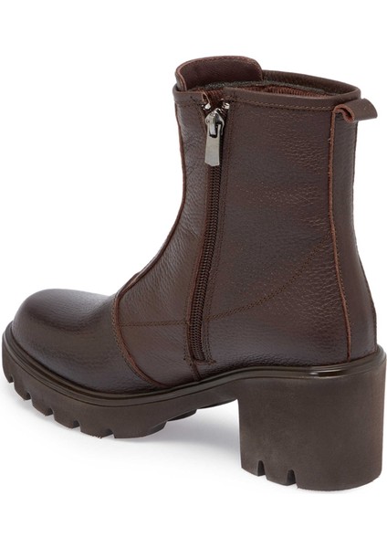 Kahve Hakiki Deri Kadın Casual Bot - K24K1BT67686-A42 fiyatları