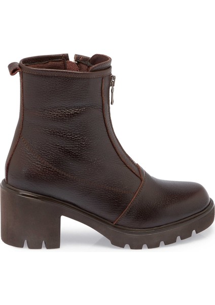 Kahve Hakiki Deri Kadın Casual Bot - K24K1BT67686-A42 modelleri